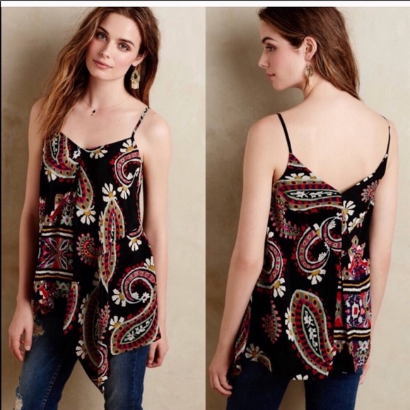 Anthropologie Tops - Anthropologie HD in Paris Moonset Silk Tank